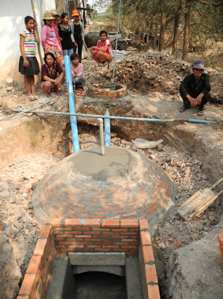 Biogasanlage in Kombodscha