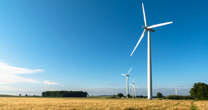 Energiewende 2016: Weniger Windkraft im Norden, mehr im Süden Deutschlands Foto: Windpark mit Windkraftanlagen
