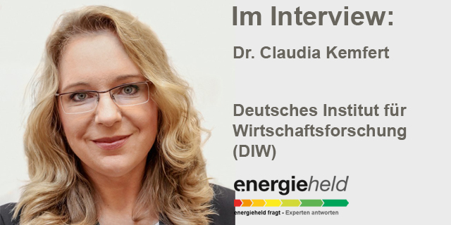 Interview : Dr. Claudia Kemfert (DIW)