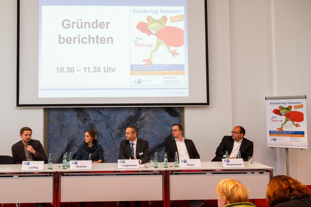 Podium Gründertag 2014 Hannover