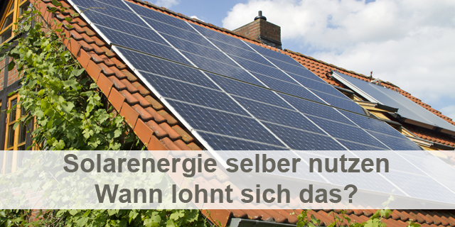 Solarenergie Strom Und Warme Mit Solarer Energie