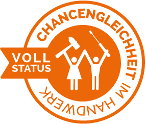 Siegel - Chancengleichheit im Handwerk /© k.o.s GmbH Siegel - Chancengleichheit im Handwerk /© k.o.s GmbH