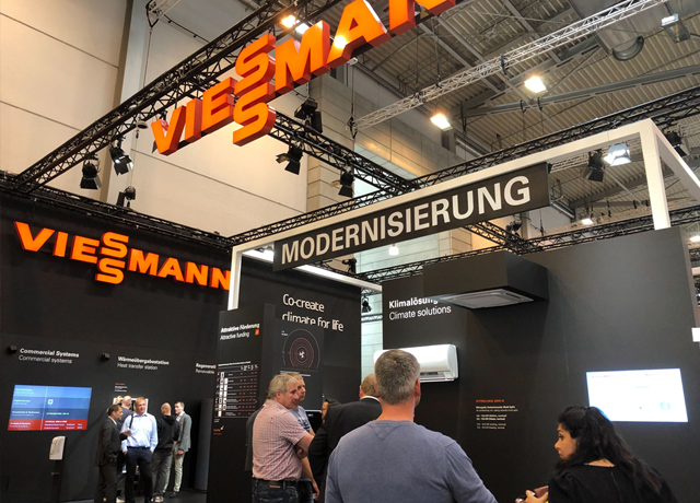 Viessmann ist mit gleich drei Ständen auf der SHK Essen 2022 vertreten Viessmann auf der SHK Essen 2022