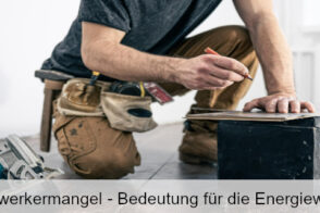 Ein Großes Problem Der Energiewende Ist Der Mangel An Qualifizierten Handwerkern. Lesen Sie Hier, Was Unternommen Werden Kann, Um Dieses Problem Zu Lösen.