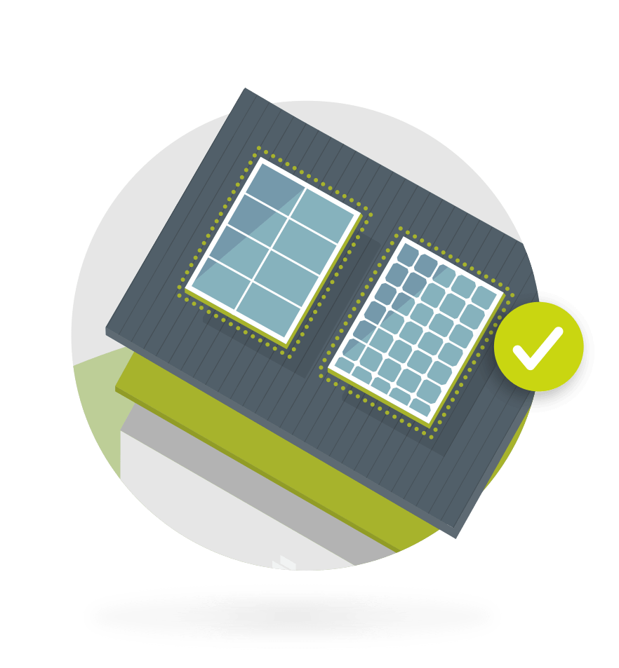 Bei Erneuerung der Dachdämmung kann gleichzeitig eine Solaranlage eingerichtet werden.